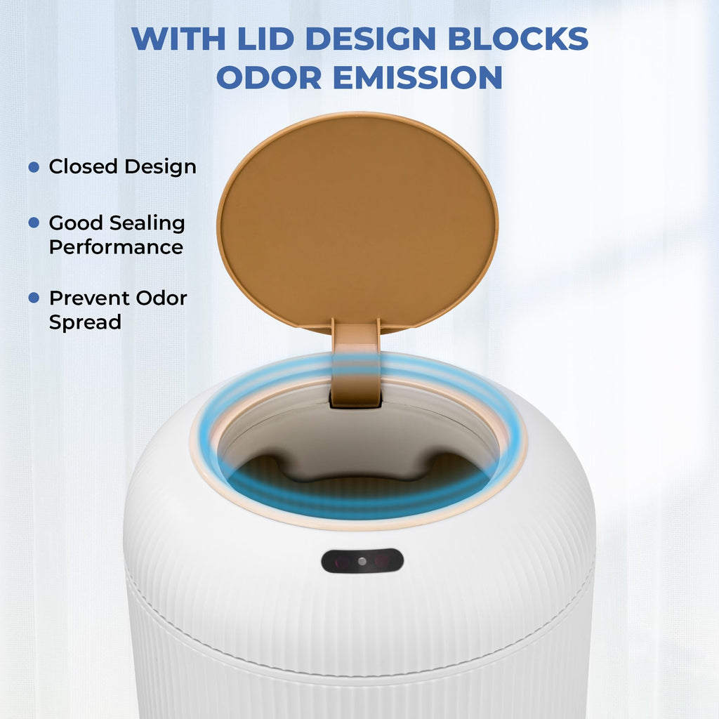 Smart Sensor Trash Can for Small Kitchen and Bathroom