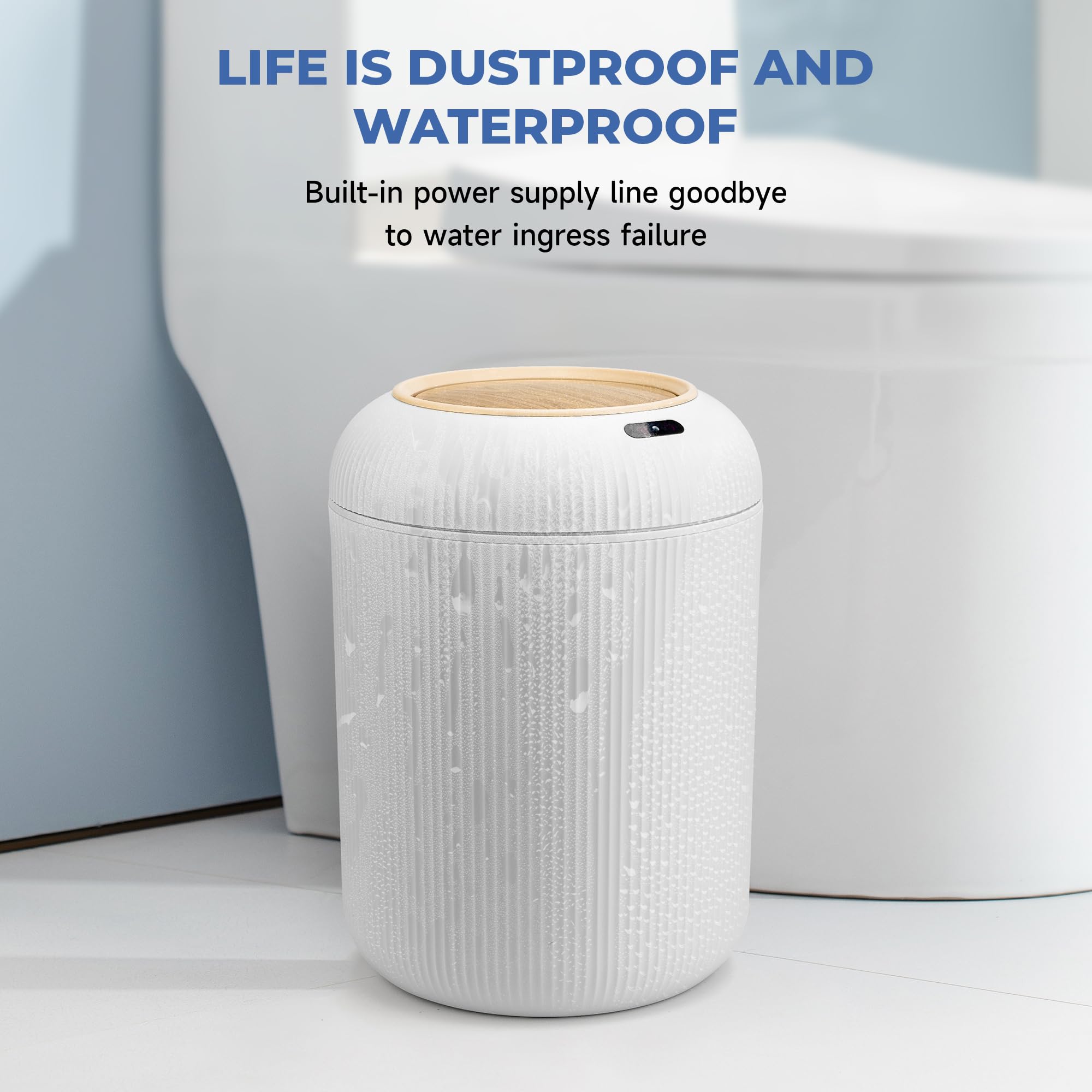 Smart Sensor Trash Can for Small Kitchen and Bathroom