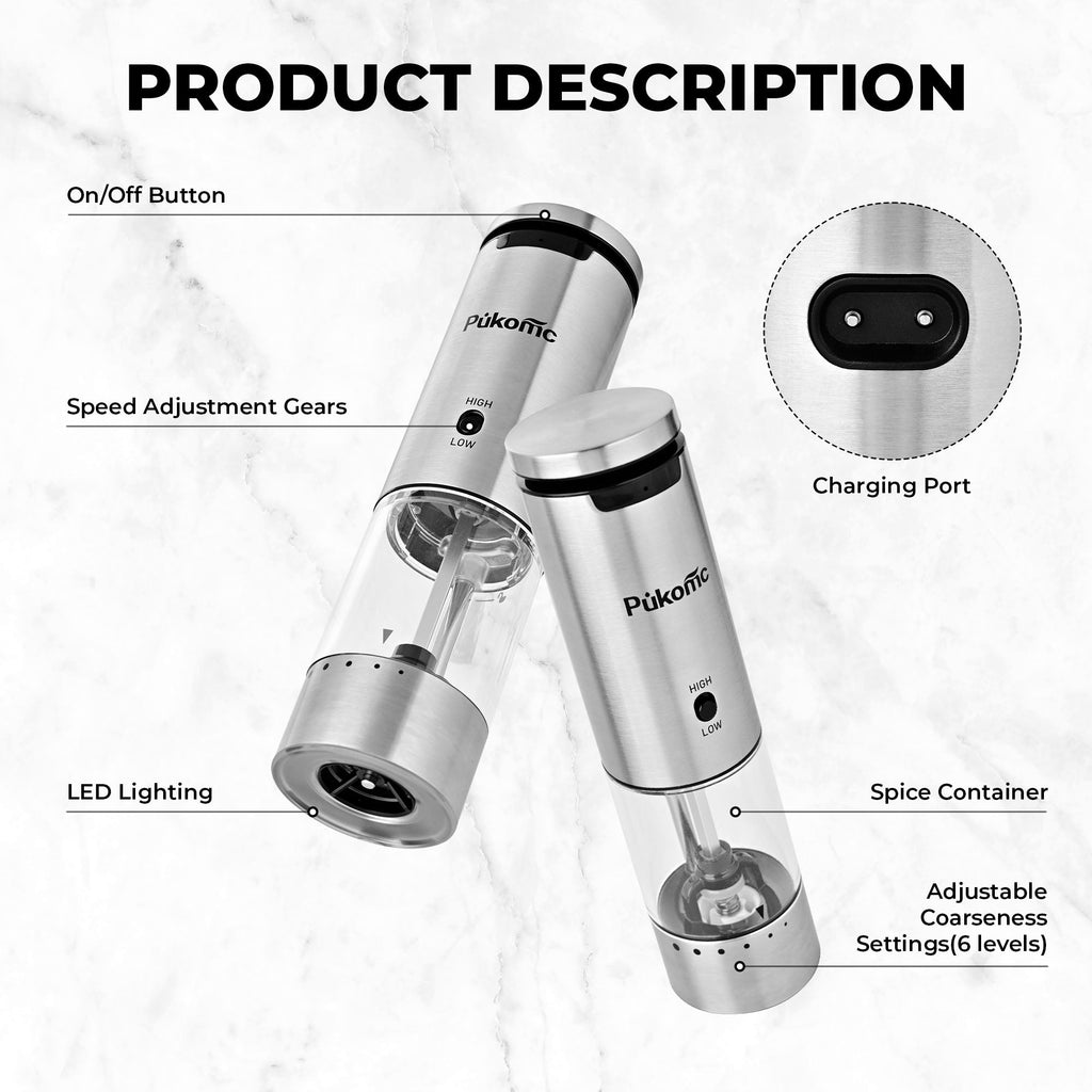 Electric Salt and Pepper Grinder