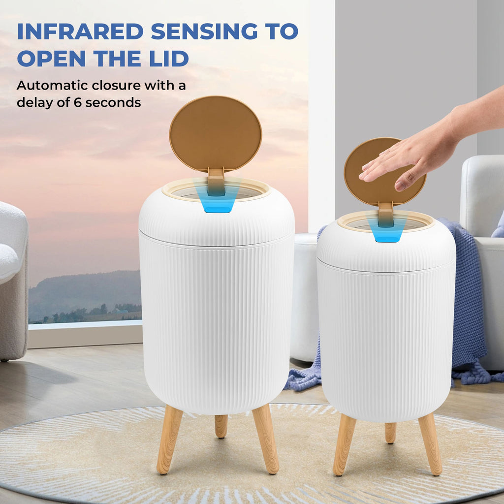 Smart Sensor Trash Can for Small Kitchen and Bathroom