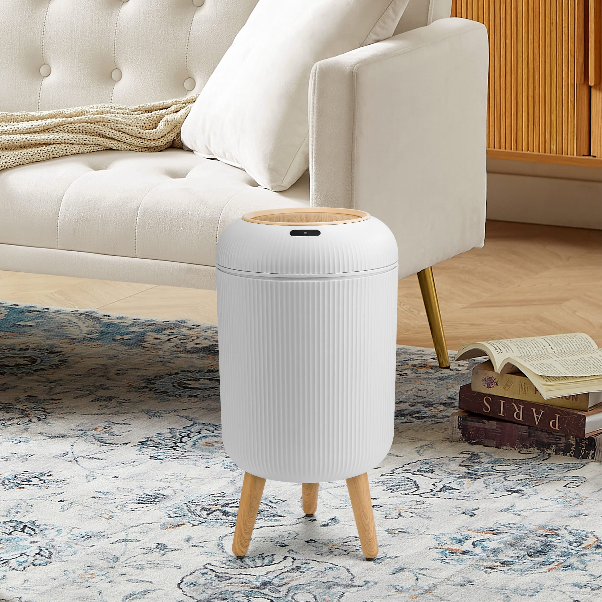 Smart Sensor Trash Can for Small Kitchen and Bathroom