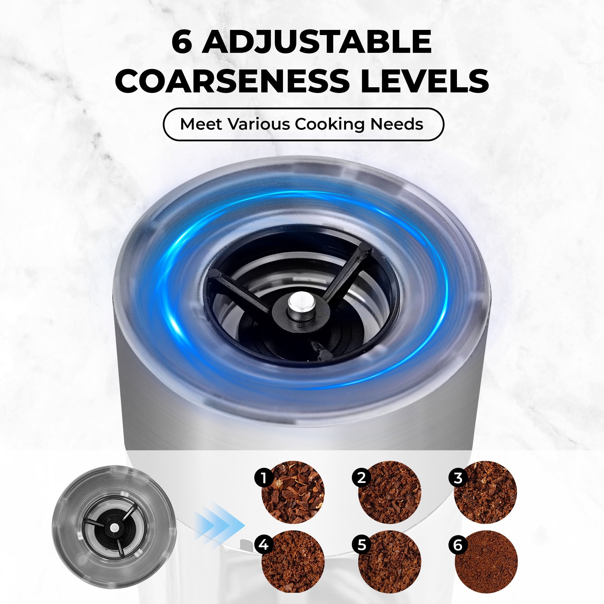 Electric Salt and Pepper Grinder