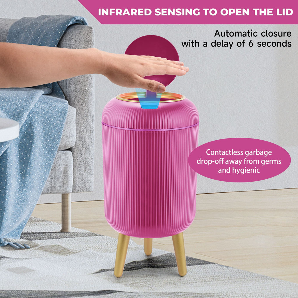 Smart Sensor Trash Can for Small Kitchen and Bathroom