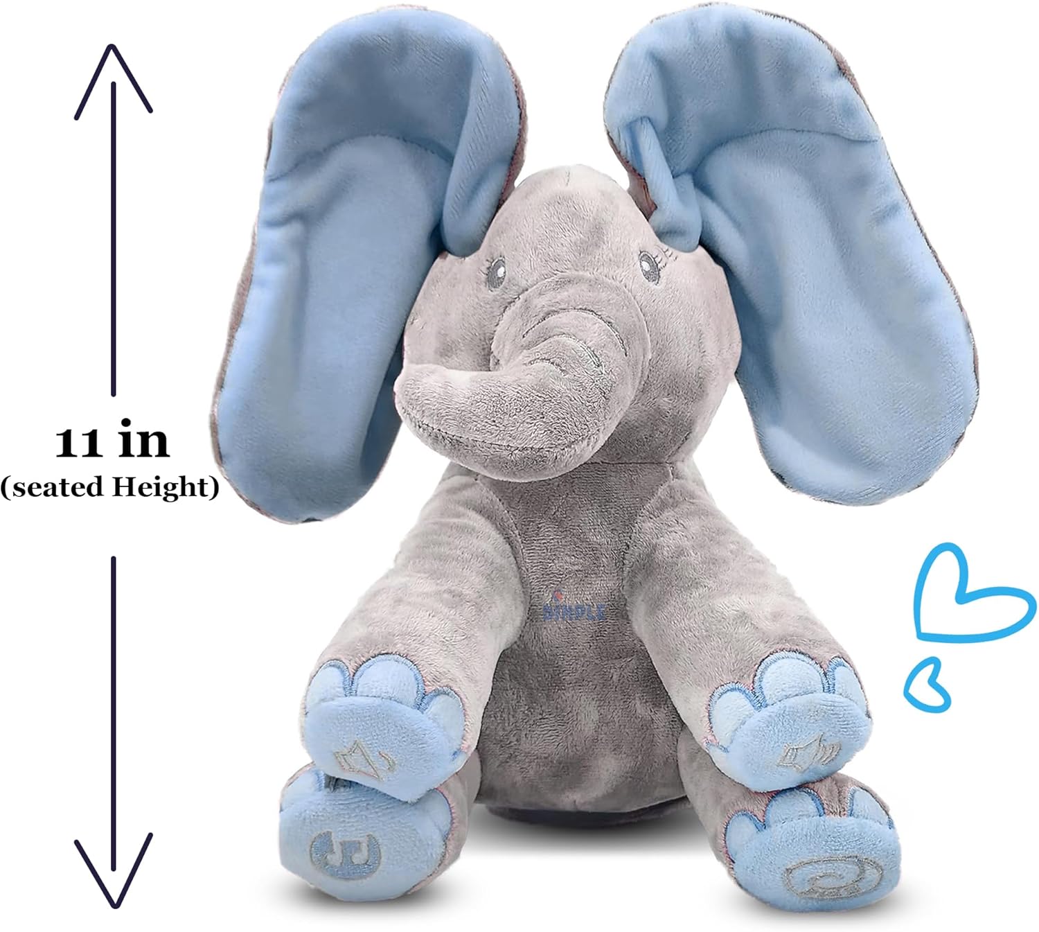 Kaia the Peek-a-Boo Elephant | Interactive Singing Plush Toy 🐘