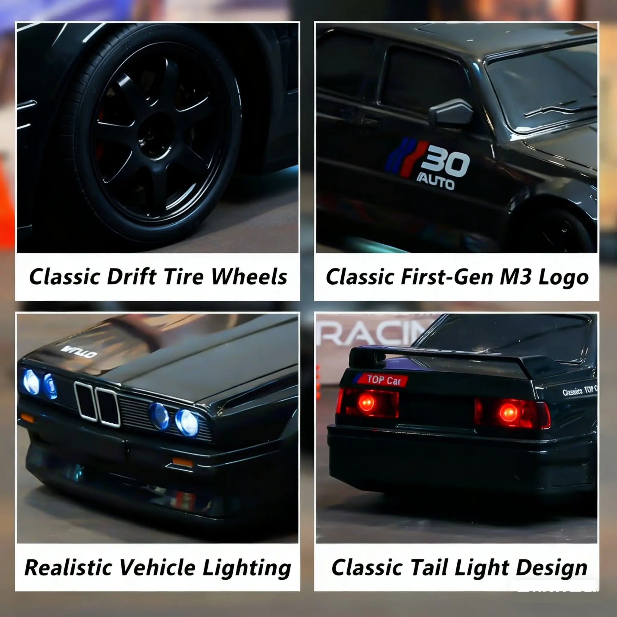 Pro Drift 1:24 RC Racing Car | 4WD High-Speed Drifter with LED Lights 🏎️💨