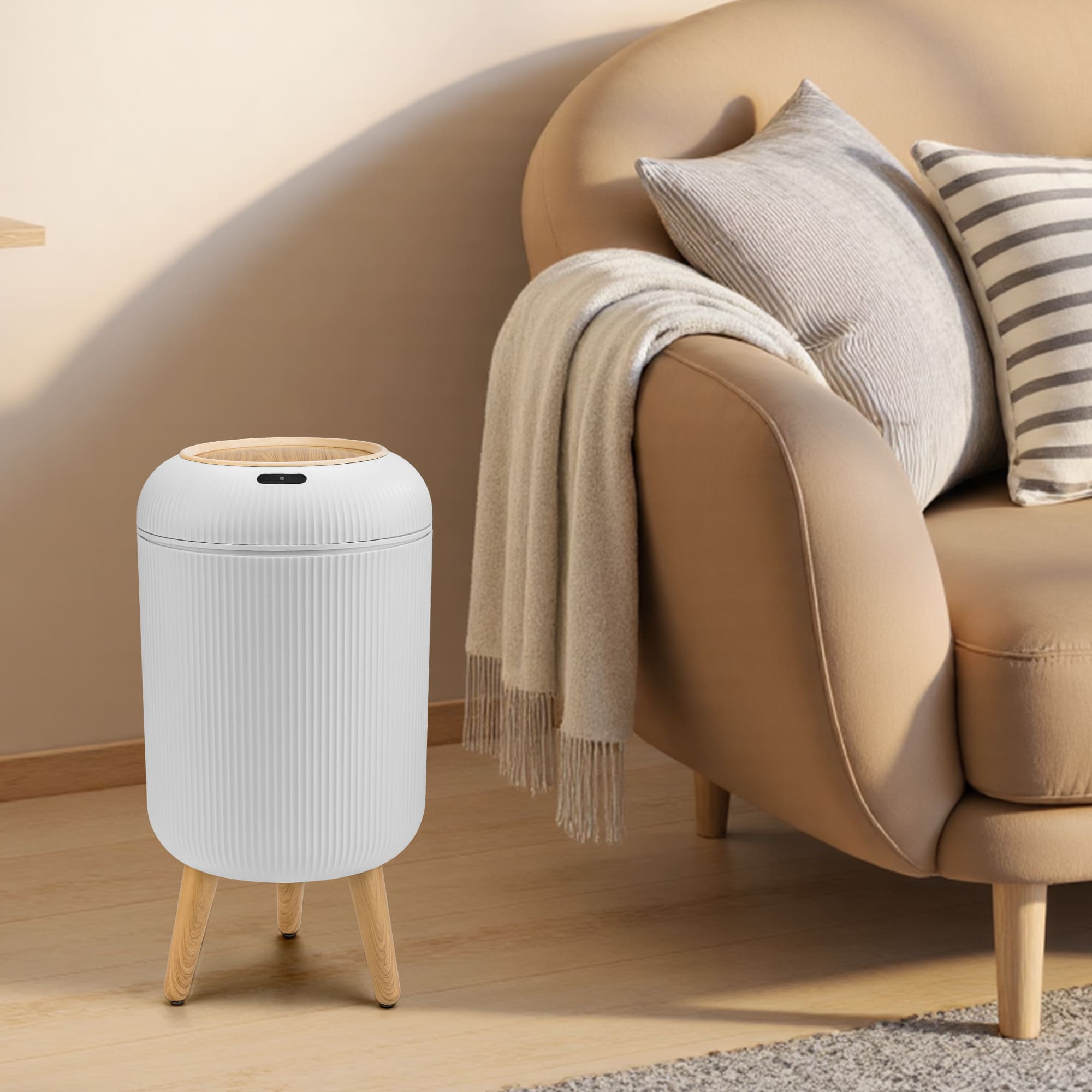 Smart Sensor Trash Can for Small Kitchen and Bathroom