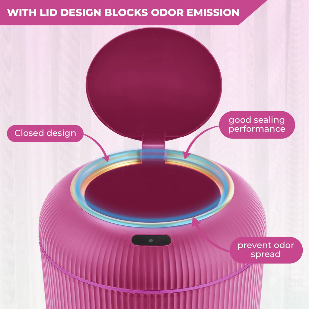 Smart Sensor Trash Can for Small Kitchen and Bathroom