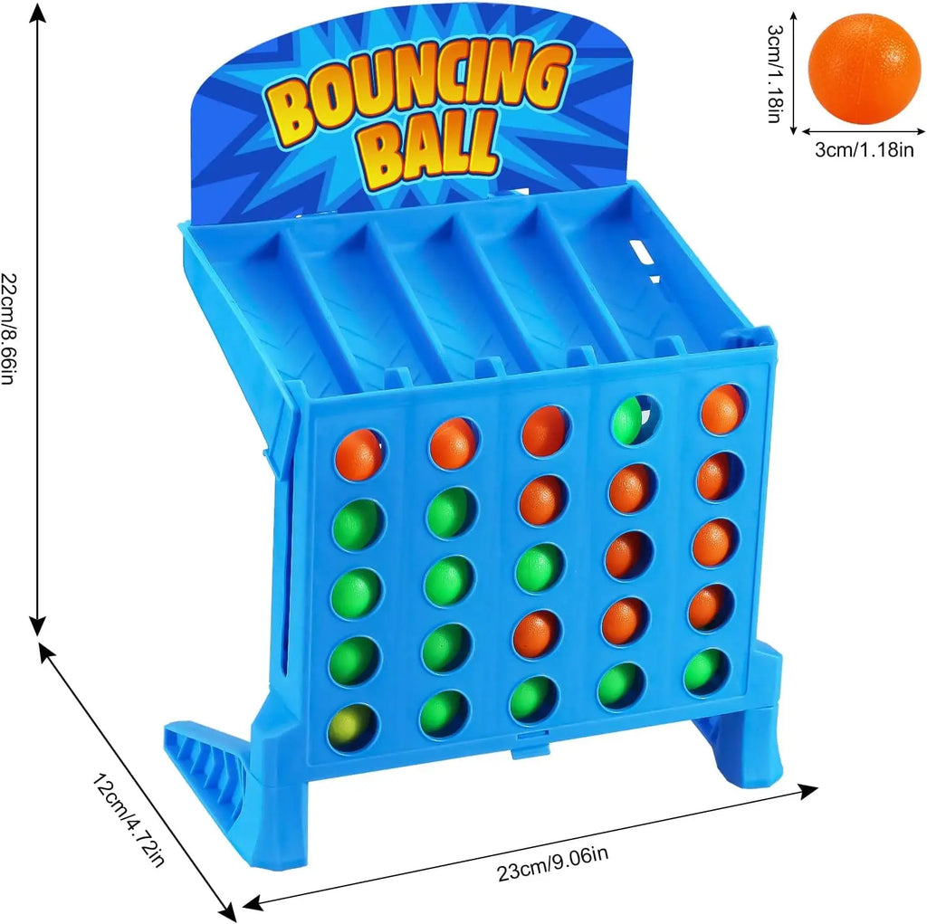 Bounce & Connect 4 | Fast-Paced Family Party Board Game 🔴🔵