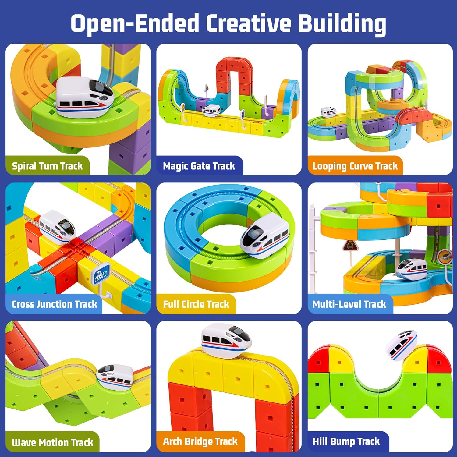 Anti-Gravity Train Set | 3D Flexible Race Track System 🚂