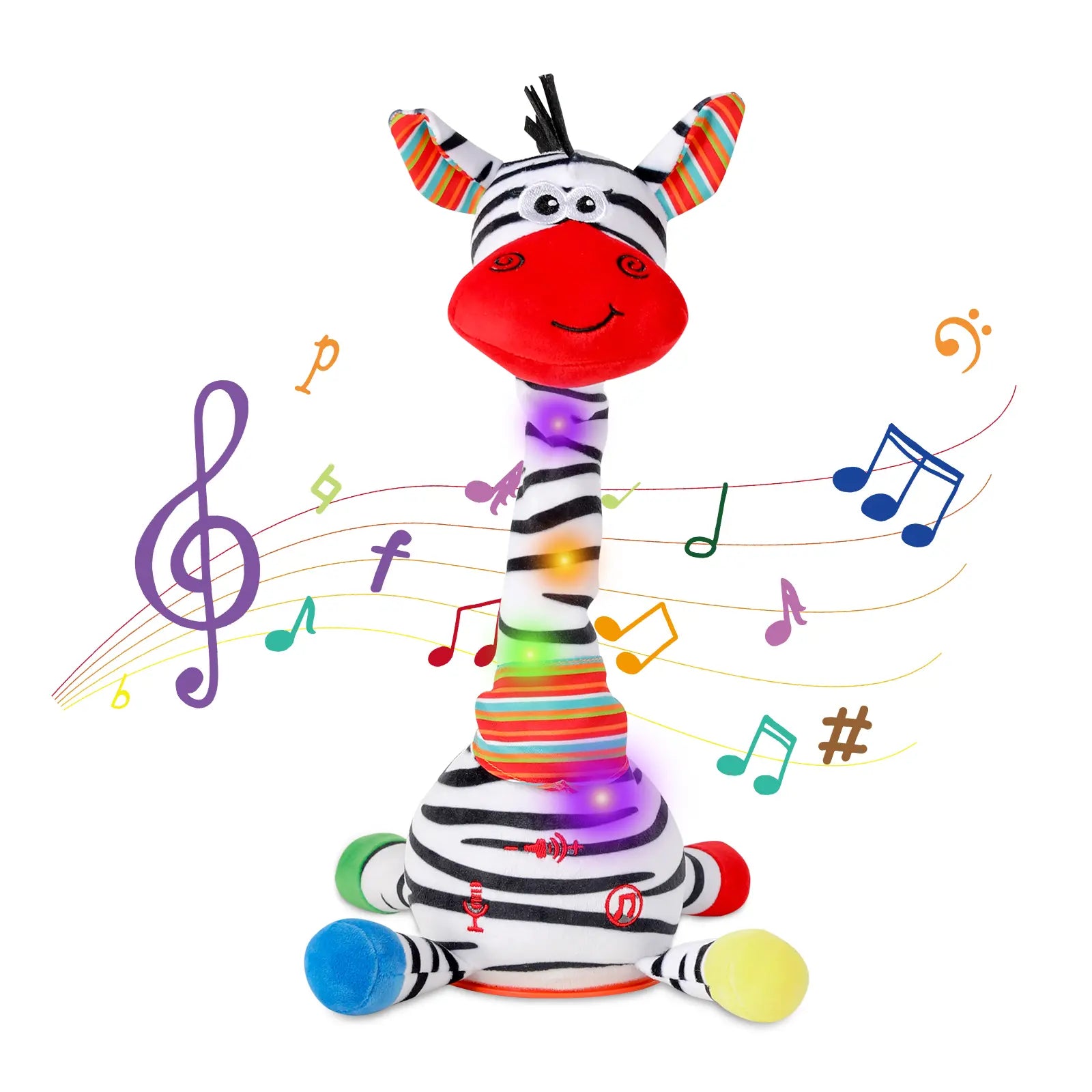 Interactive Dancing Plush Toy | Sings & Repeats What You Say 🦒✨