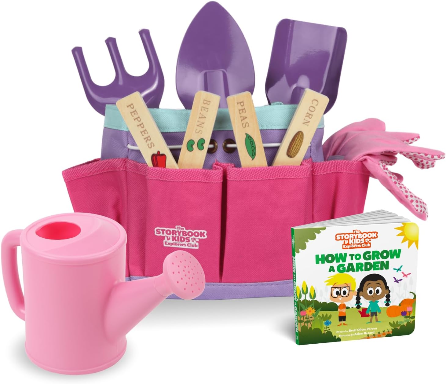 Kids Floral Garden Tool Set | 10-Piece Toddler Gardening Kit 🌿