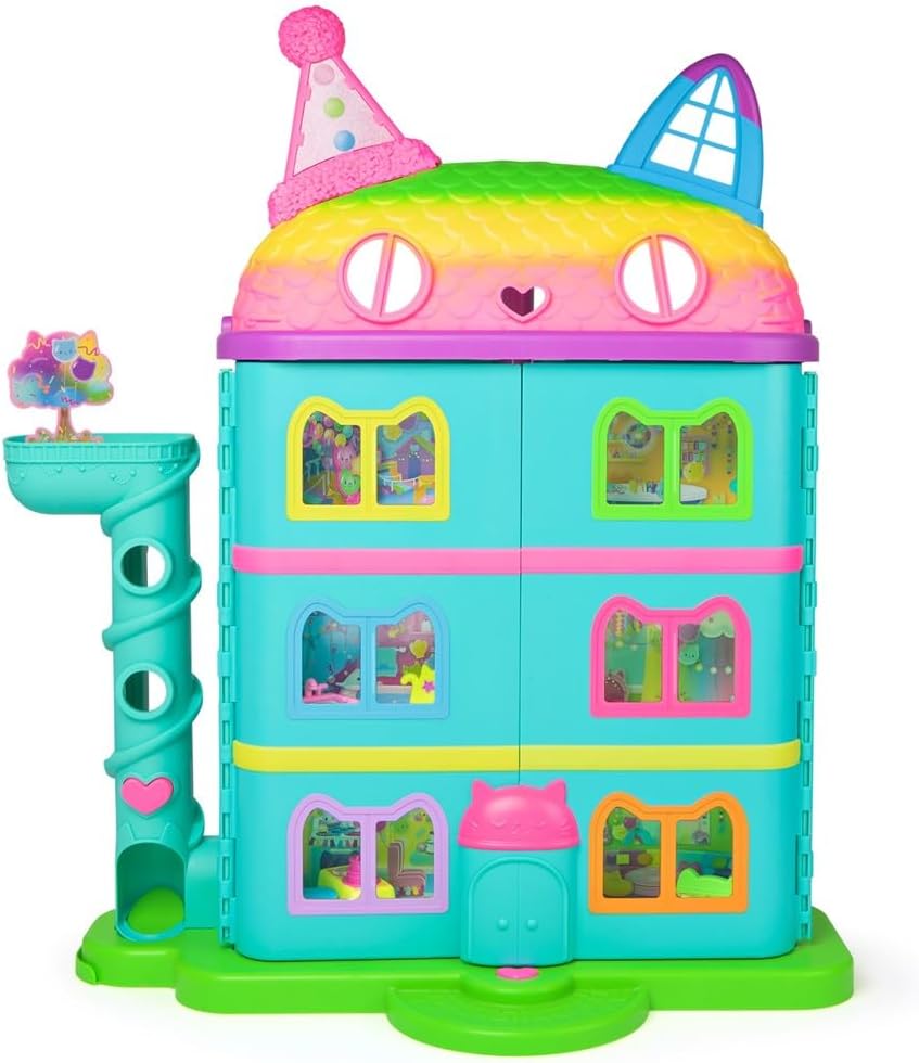 Gabby's Dollhouse Celebration Edition | Interactive Rainbow Playset (64cm) 🌈