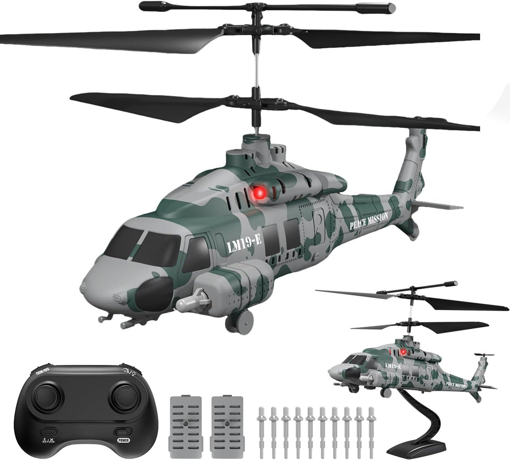 Military Grade RC Helicopter | 10 Reusable Missiles & Dual Battery Pack 🔋🎖️