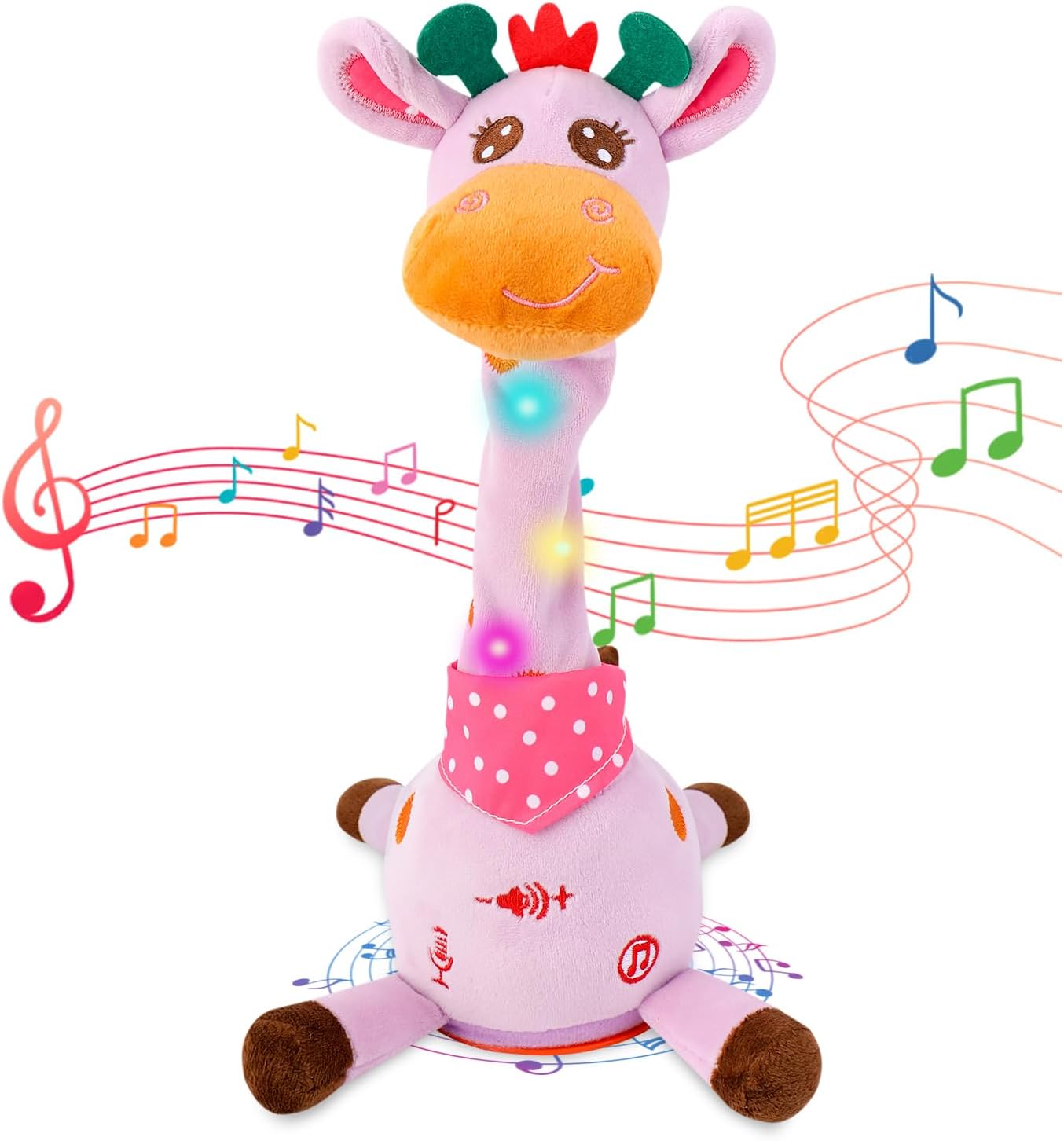 Interactive Dancing Plush Toy | Sings & Repeats What You Say 🦒✨