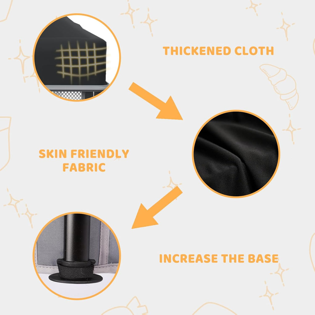 All-in-One Foldable Baby Playpen with Mat & 50 Ocean Balls 👶✨