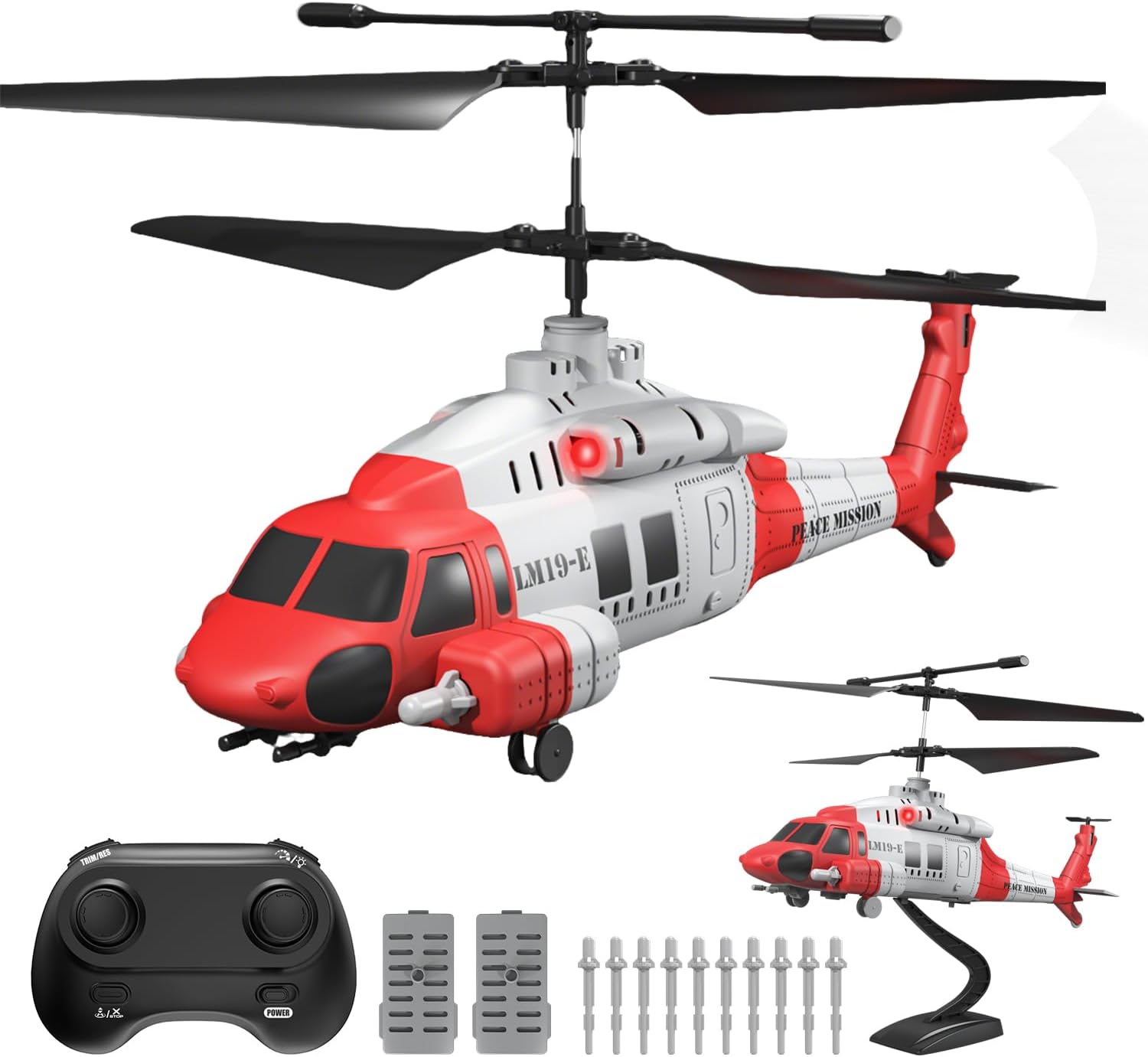 Military Grade RC Helicopter | 10 Reusable Missiles & Dual Battery Pack 🔋🎖️