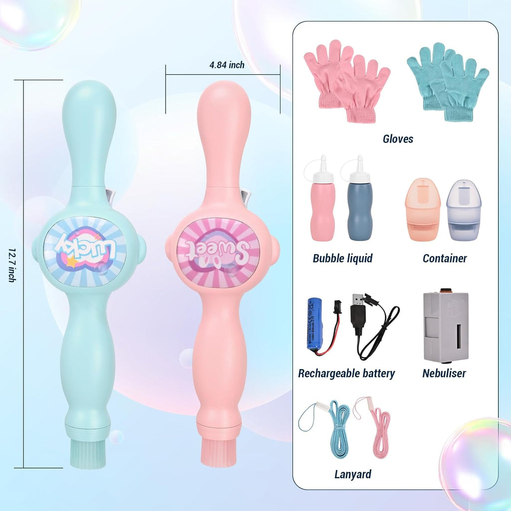 Elastic Bubble Wand - Fog-Filled Bubbles with Lights & Music 🫧💨