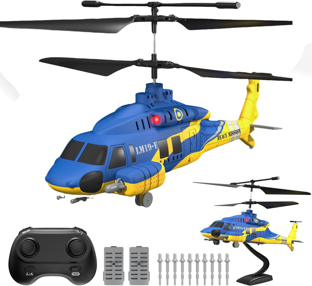 Military Grade RC Helicopter | 10 Reusable Missiles & Dual Battery Pack 🔋🎖️