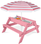3-in-1 Kids Garden Table - Convertible Sand & Water Station ⛱️🌊