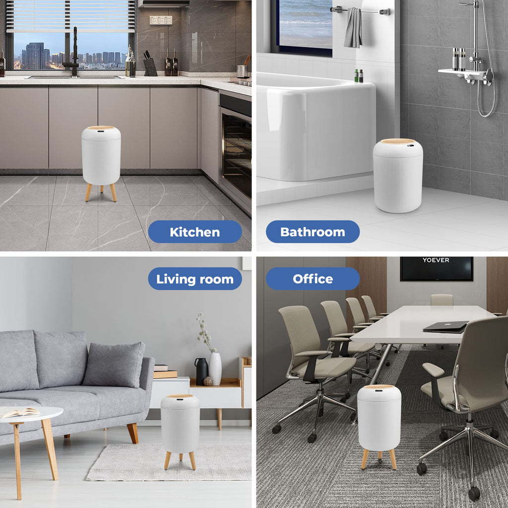 Smart Sensor Trash Can for Small Kitchen and Bathroom