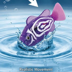 Magic Glowing Robot Fish (4-Pack) - Water-Activated LED Swimming Toys 🐠✨