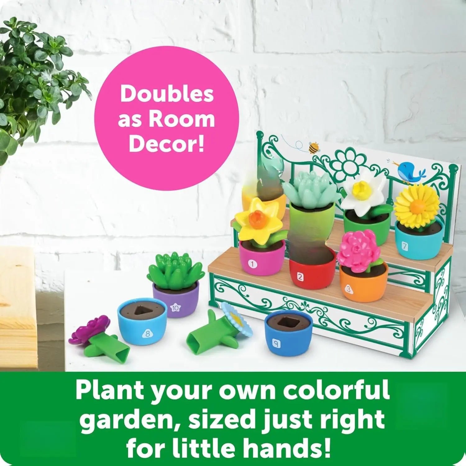 Shape & Colour Learning Garden | Montessori Fine Motor Toy 🌸✨