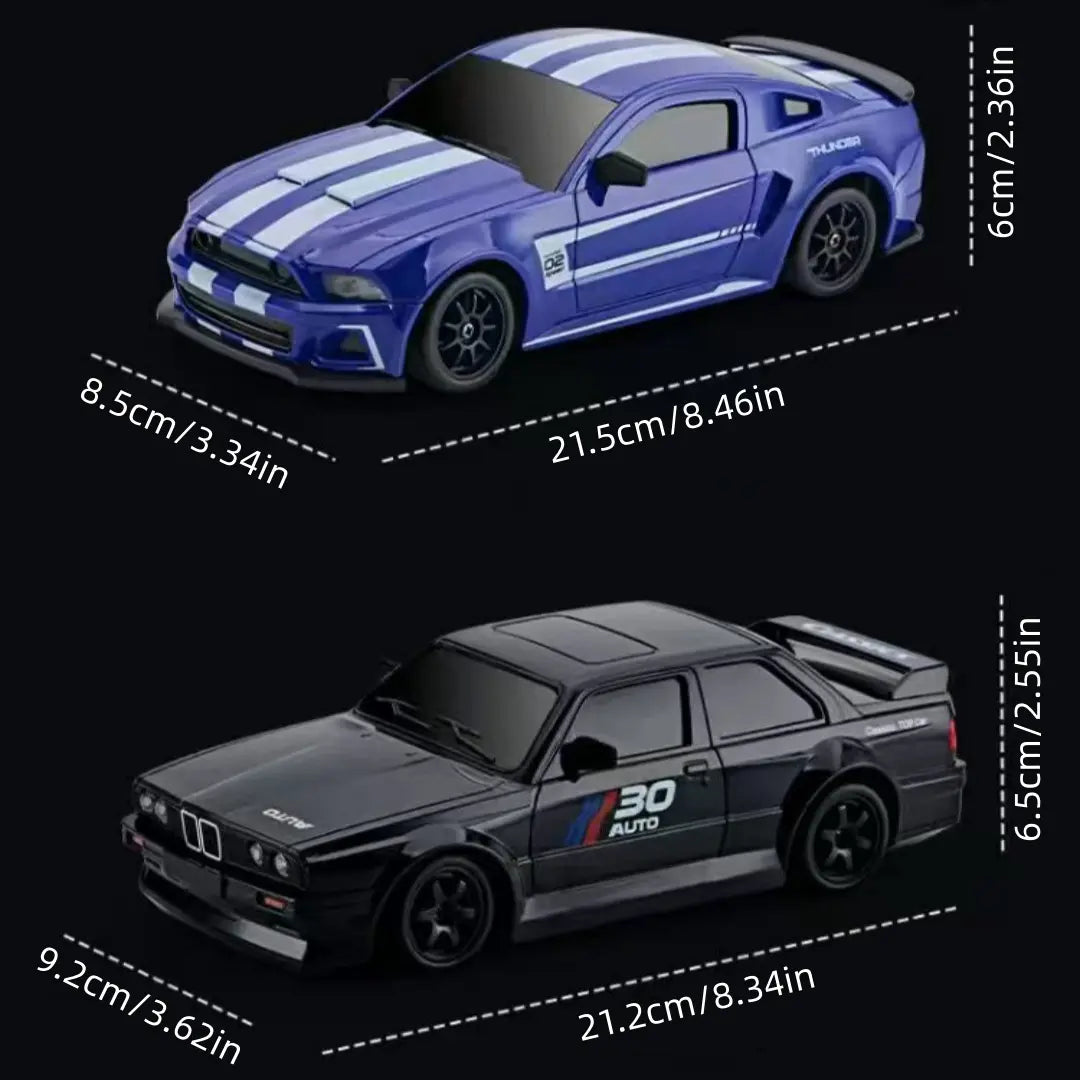 Pro Drift 1:24 RC Racing Car | 4WD High-Speed Drifter with LED Lights 🏎️💨