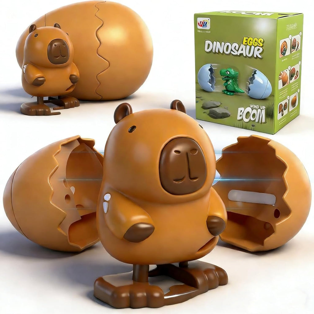 Surprise Boom Eggs | Wind-Up Hatching Animals（4pcs) 🐣