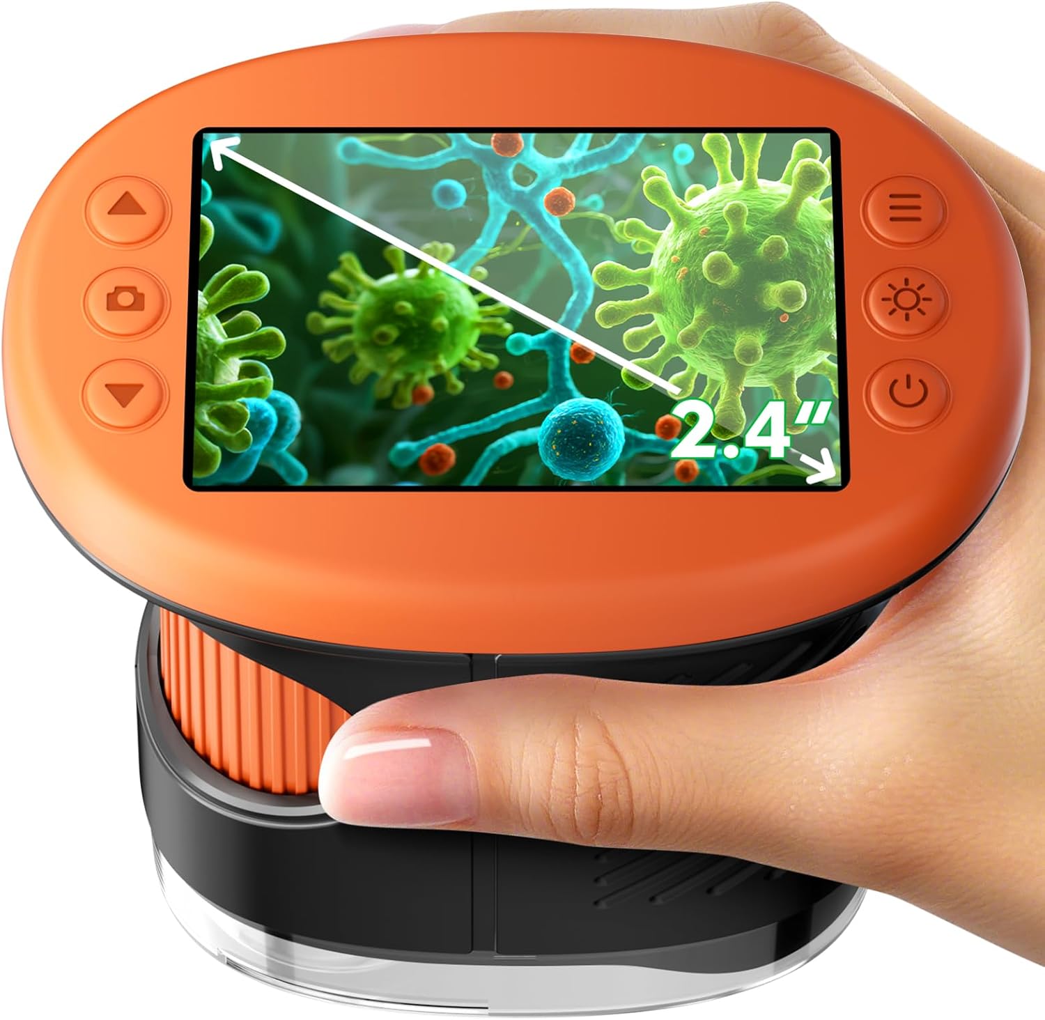 1000X Portable Kids Microscope - 2.4" HD Screen Discovery Kit 🔬✨