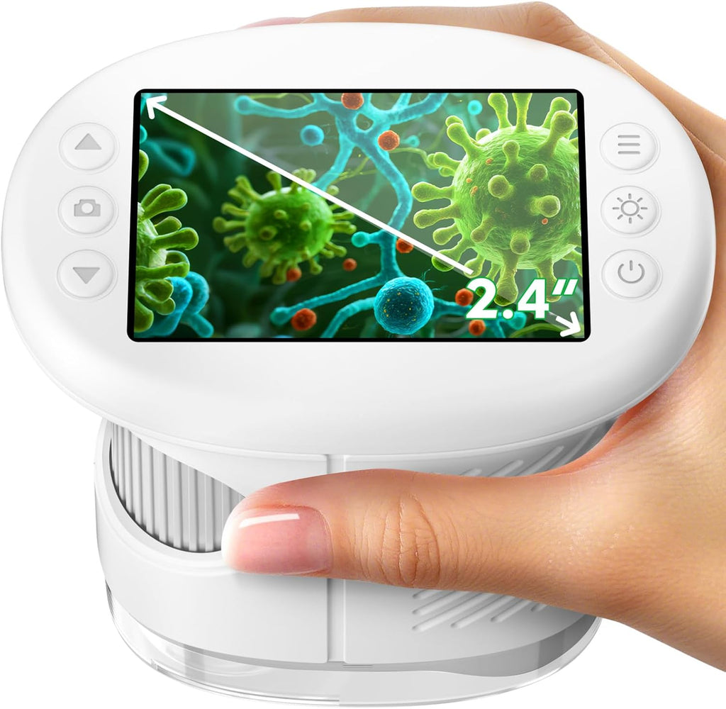 1000X Portable Kids Microscope - 2.4" HD Screen Discovery Kit 🔬✨