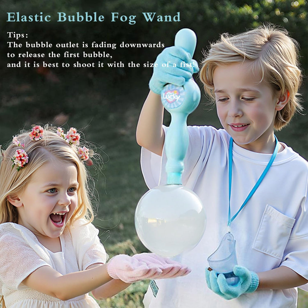 Elastic Bubble Wand - Fog-Filled Bubbles with Lights & Music 🫧💨