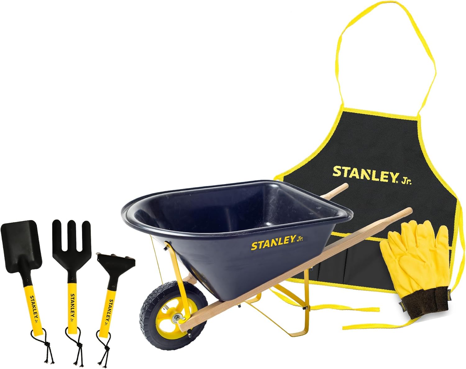 Kids Wheelbarrow & Garden Tool Set | 6-Piece Outdoor Kit 🚜