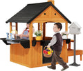 Deluxe Wooden Playhouse - All-in-One Garden Activity Station 🏠🌳