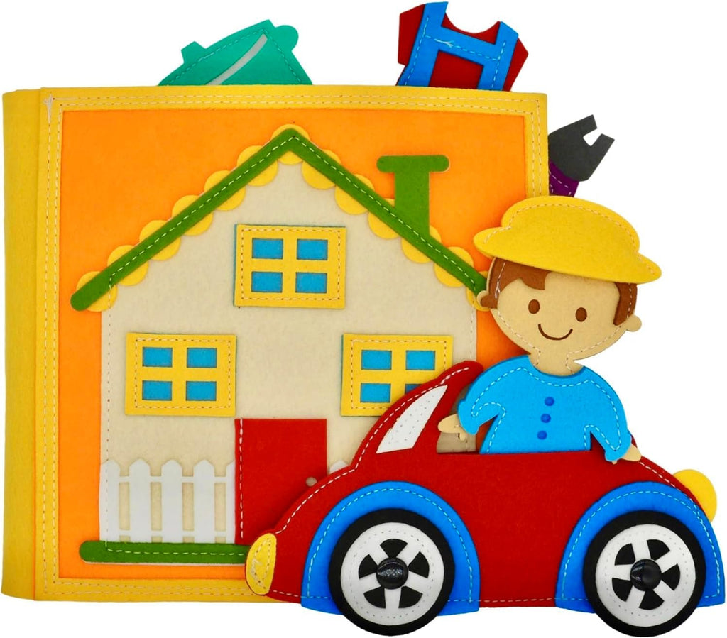 Montessori Busy Board | Sensory Activity Book for Toddlers 🧩