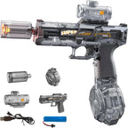Automatic Water Blaster with Neon Lights | High-Speed Summer Toy 🔫