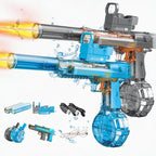 Automatic Water Blaster with Neon Lights | High-Speed Summer Toy 🔫
