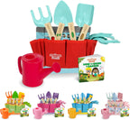 Kids Floral Garden Tool Set | 10-Piece Toddler Gardening Kit 🌿