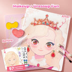 4-in-1 Princess Art Studio | Makeup, Gems & Foil Craft Book 👑