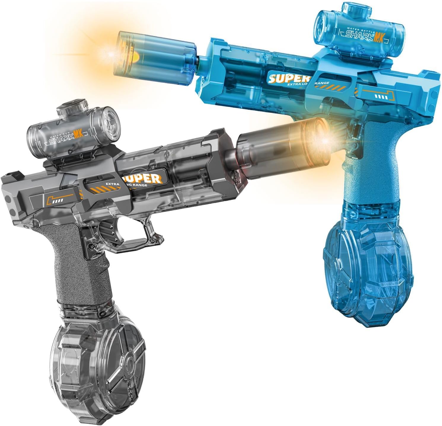 Automatic Water Blaster with Neon Lights | High-Speed Summer Toy 🔫