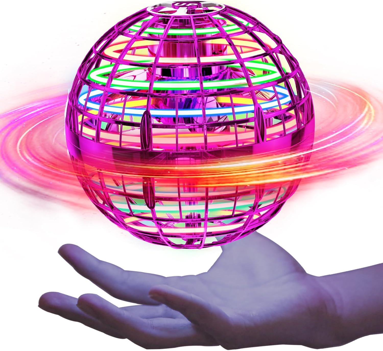 Magic LED Flying Orb Ball | Hand-Controlled Hover Toy 🔮✨