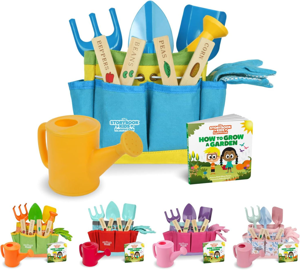 Kids Floral Garden Tool Set | 10-Piece Toddler Gardening Kit 🌿