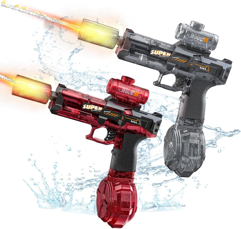 Automatic Water Blaster with Neon Lights | High-Speed Summer Toy 🔫