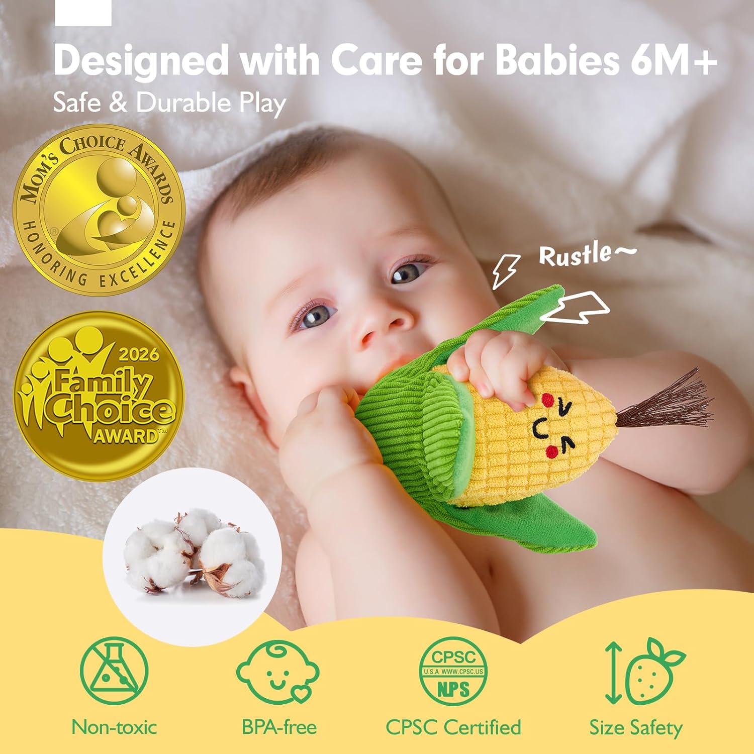 My First Sensory Garden: 16-Piece Montessori Fruit & Veggie Set 🍓🥕