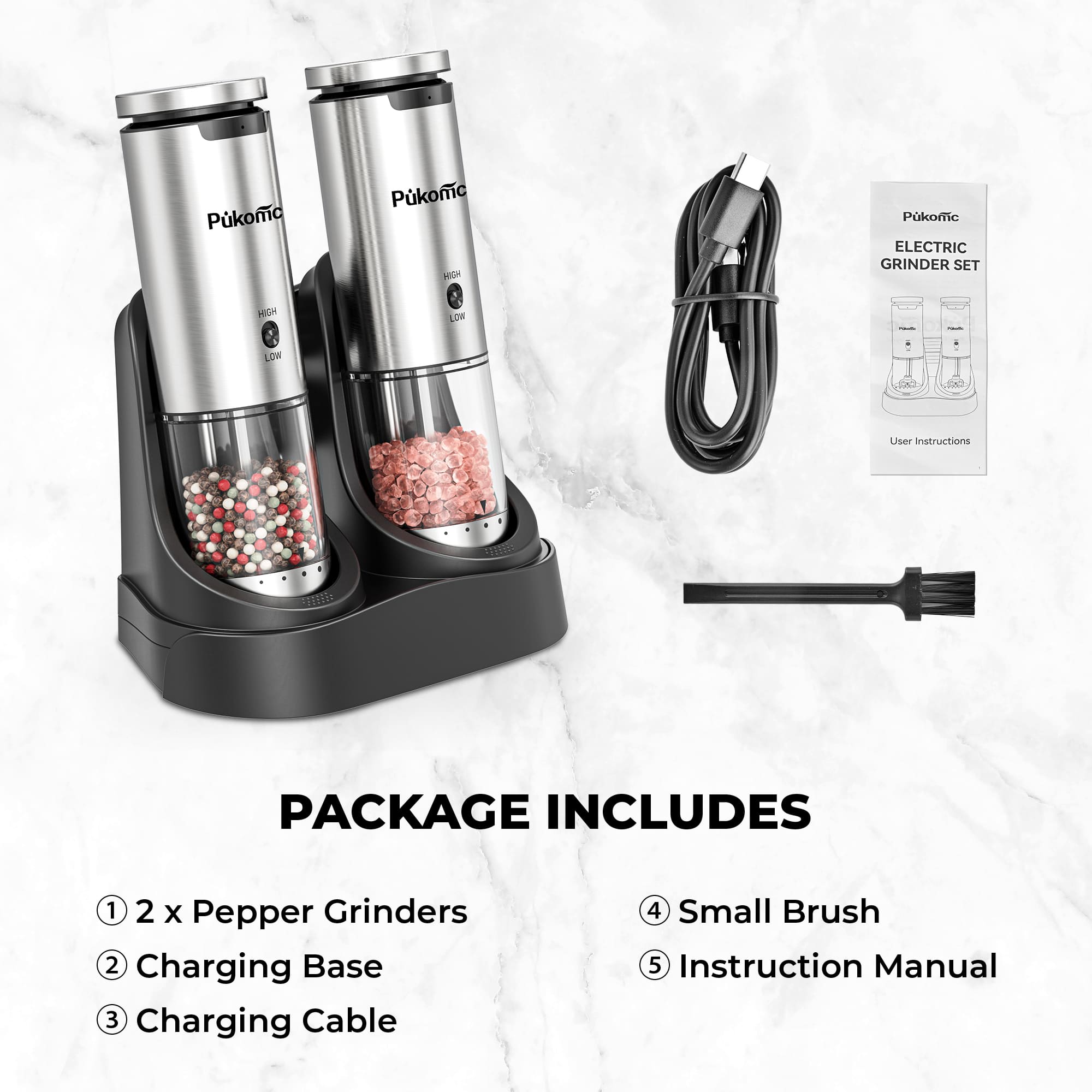 Electric Salt and Pepper Grinder