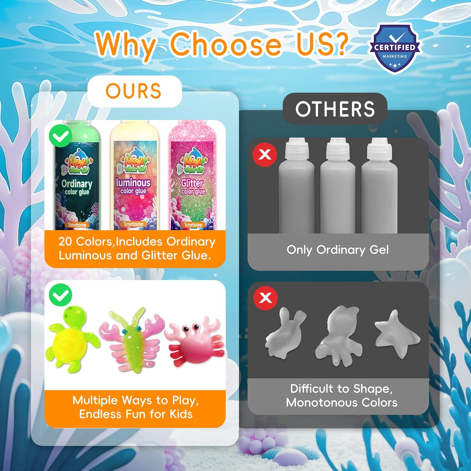 Magic Water Elf | DIY Aqua Fairy Squishy Kit (20 Colours) 🧚‍♀️