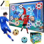 2-in-1 Kick & Score Soccer Target Set - Indoor Safe & Outdoor Ready ⚽️🥅