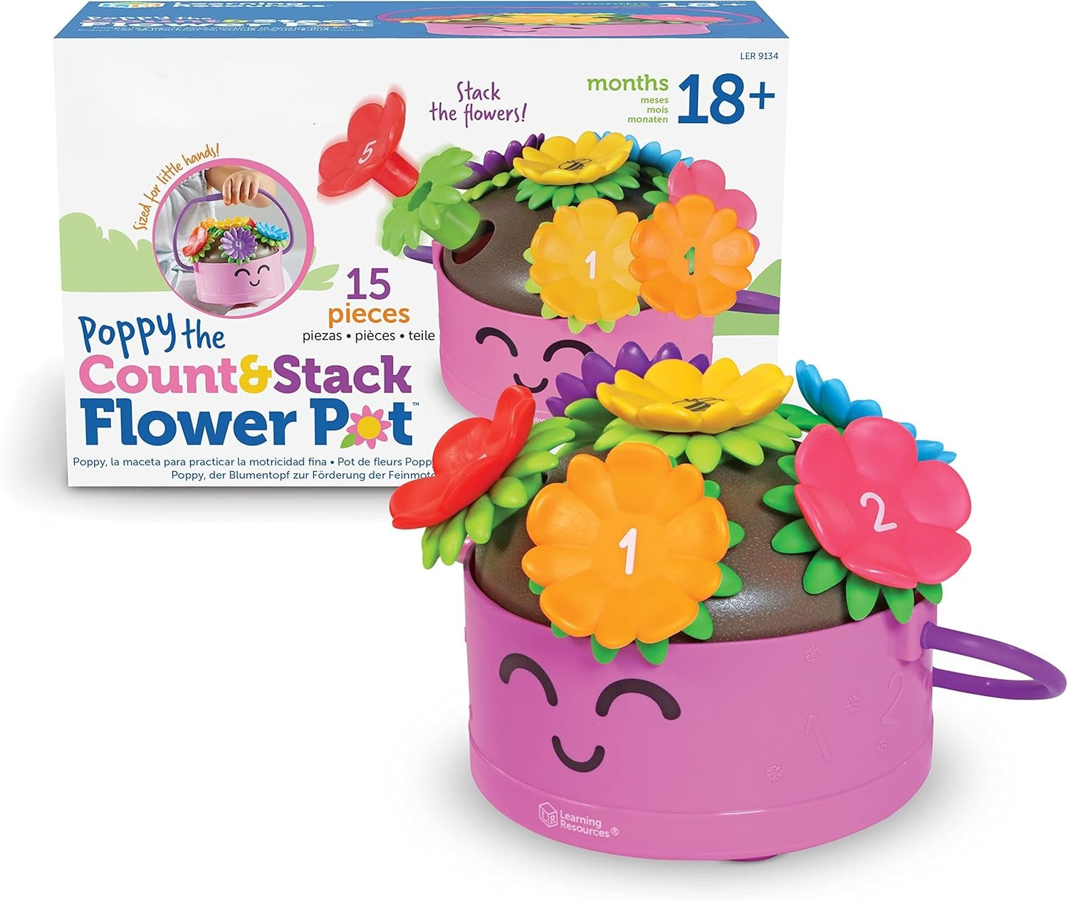 Shape & Colour Learning Garden | Montessori Fine Motor Toy 🌸✨