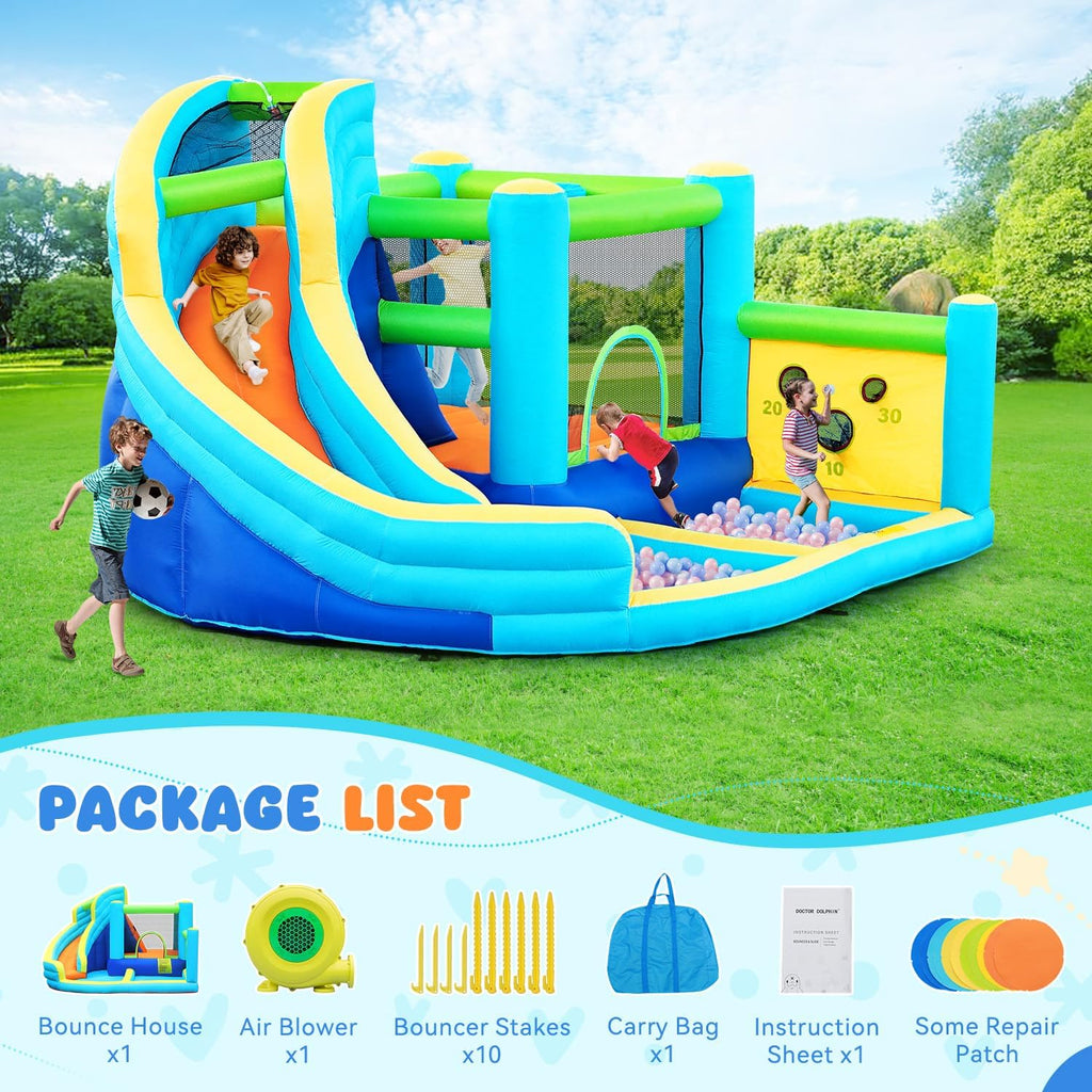 Inflatable Water Park & Bouncy Castle | Outdoor Kids Playhouse 🏰