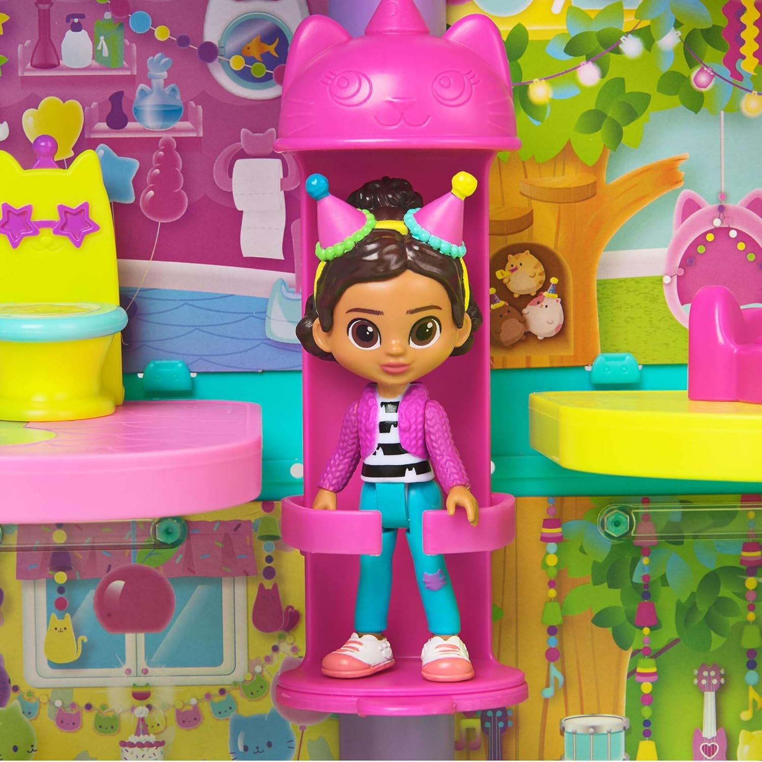 Gabby's Dollhouse Celebration Edition | Interactive Rainbow Playset (64cm) 🌈