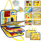 Montessori Busy Board | Sensory Activity Book for Toddlers 🧩